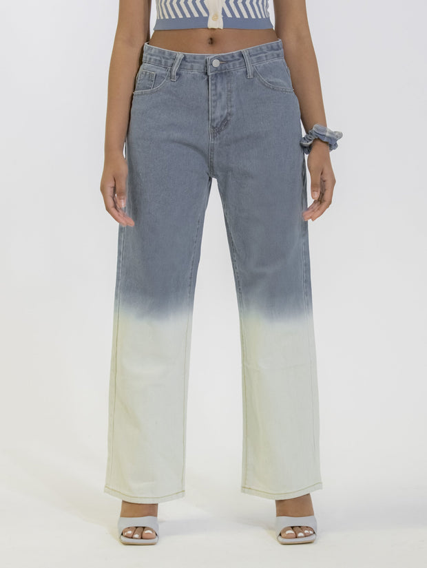 High Waist Ombre Jeans